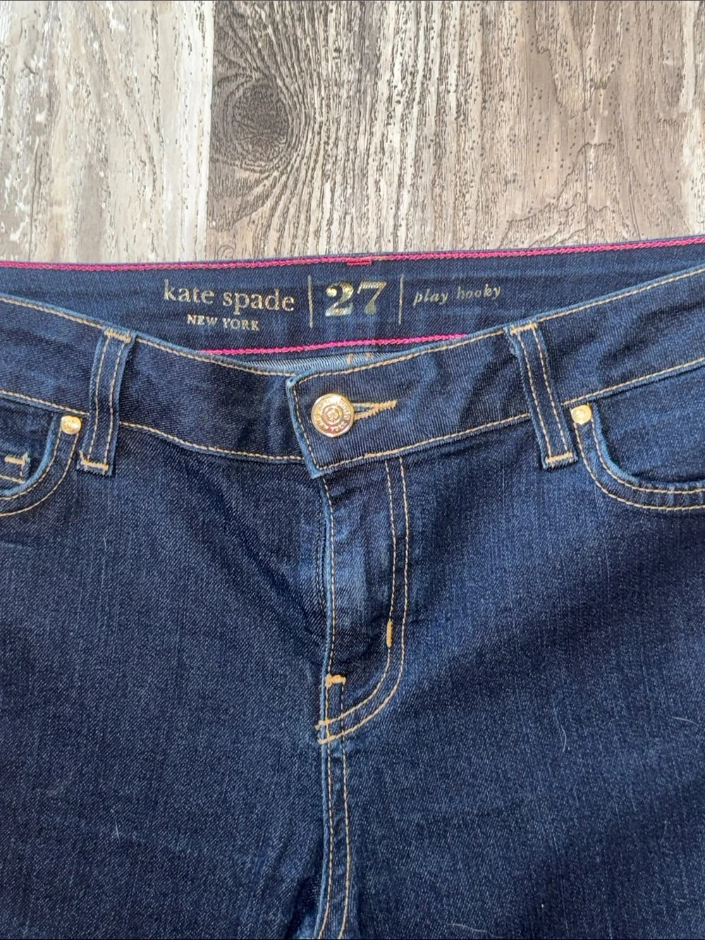 kate spade Dark Blue Women's Straight-Leg Jeans